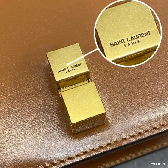 SATCHEL SMOOTH CARRE YSL IN LOULOU LEATHER 0704